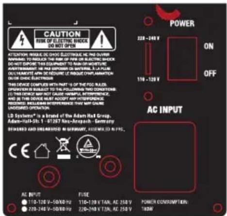 LD Systems MIX 6 G3 - POWER ON / OFF - 1