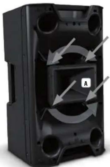 LD Systems ICOA 15 W - DIFUSOR DE ALTA FRECUENCIA CON GIRO DE 90° - 1