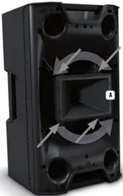 LD Systems ICOA 12 A W - HOCHTONHORN UM 90° DREHEN - 1