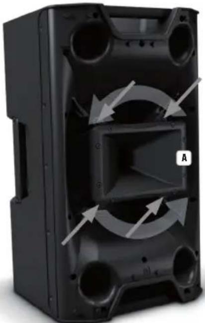 LD Systems ICOA 12 A W - ROTATE TWEETER BY 90° - 1