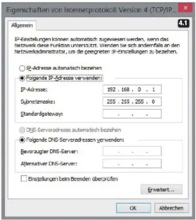 LD Systems DSP 44 K - Connexion par ethernet - 1