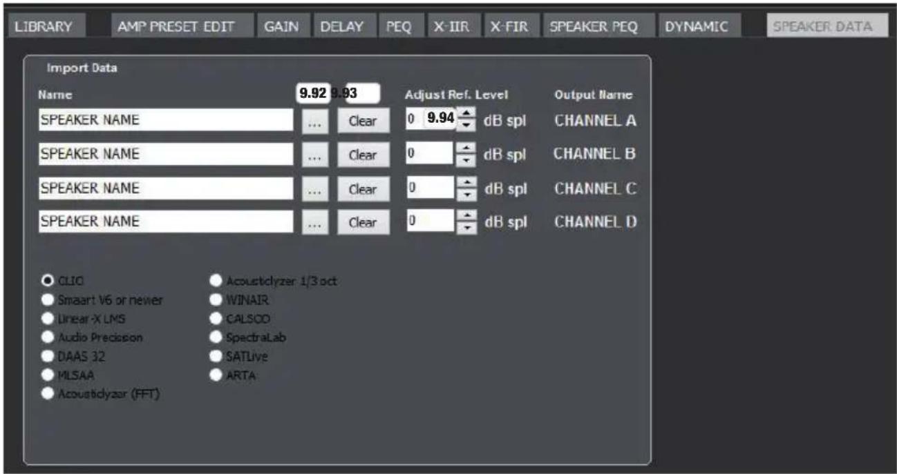 LD Systems DSP 44 K - SPEAKER DATA - 1
