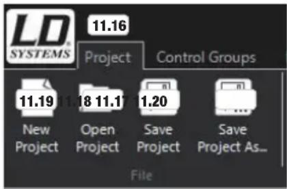 LD Systems DSP 44 K - CONTROL GROUPS - 2