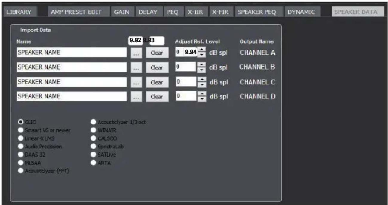 LD Systems DSP 44 K - SPEAKER DATA - 1