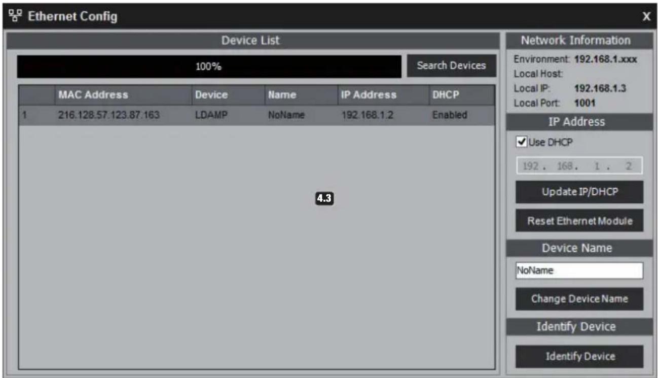 LD Systems DSP 44 K - CREAZIONE DEL COLLEGAMENTO TRAMITE ETHERNET - 3