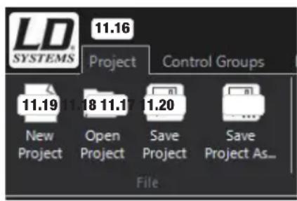 LD Systems DSP 44 K - CONTROL GROUPS - 2