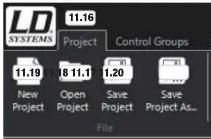 LD Systems DSP 44 K - CONTROL GROUPS - 2