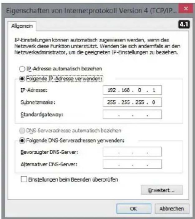 LD Systems DSP 44 K - CREATING CONNECTION VIA ETHERNET - 1