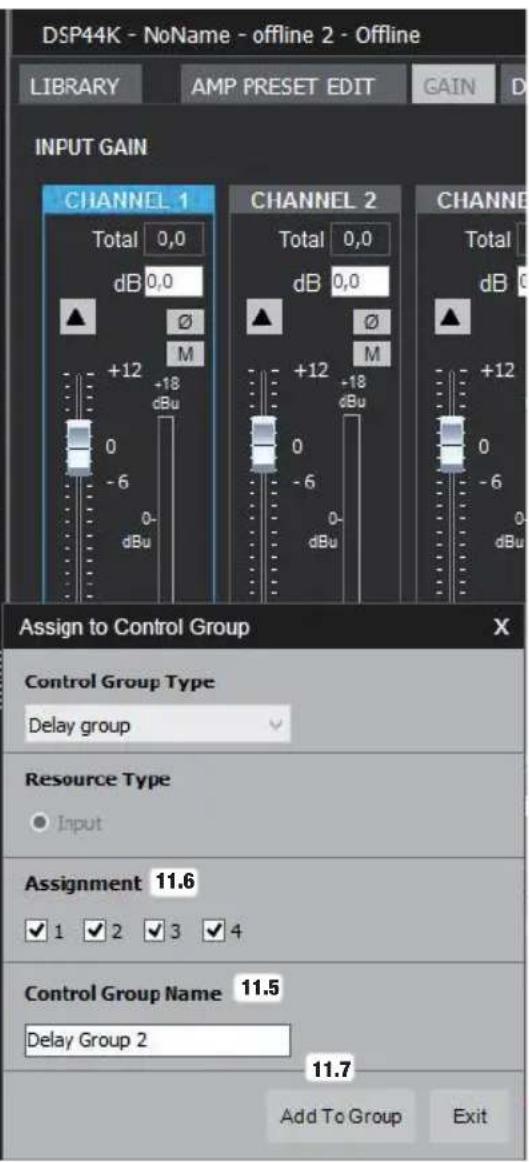LD Systems DSP 44 K - GRUPPI DI CONTROLLO - 2