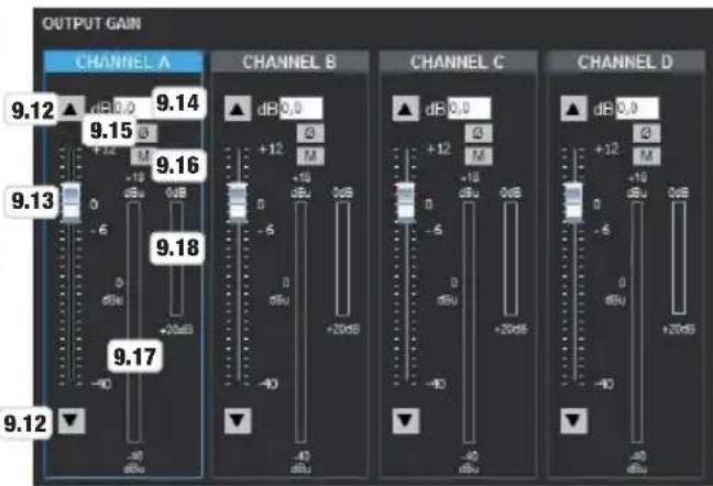 LD Systems DSP 44 K - GUADAGNO USCITA RITARDO USCITA - 1