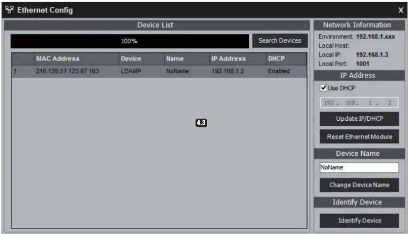 LD Systems DSP 44 K - ESTABLECER CONEXION MEDIANTE ETHERNET - 3