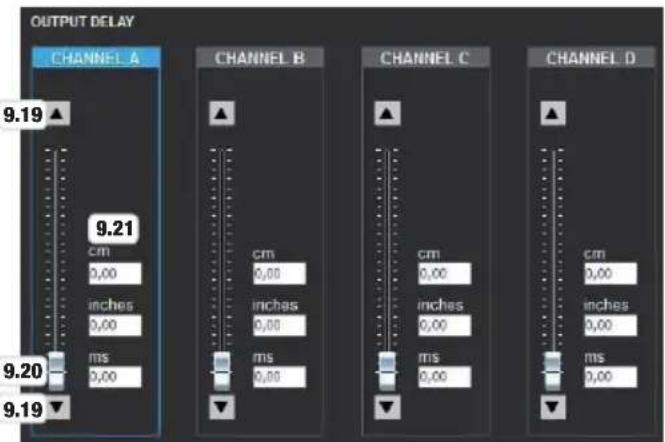 LD Systems DSP 44 K - OUTPUT GAIN OUTPUT DELAY - 2
