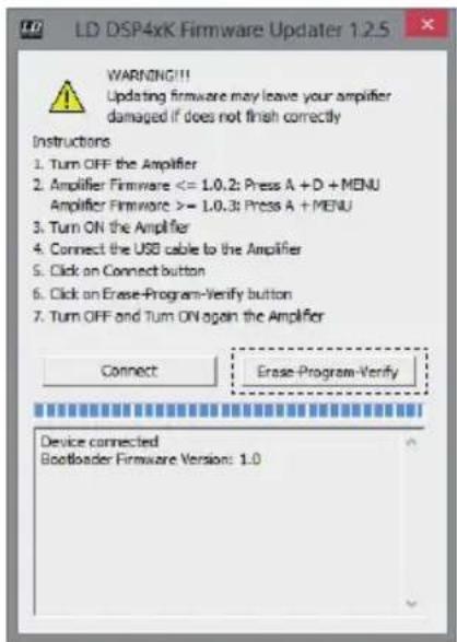 LD Systems DSP 44 K - ACTUALIZACION DEL FIRMWARE - 5
