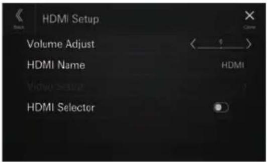 ALPINE iLXF115DU - Configuration HDMI - 1