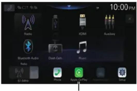 ALPINE iLXF115DU - Appuyez sur [apple carplay] - 1