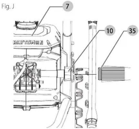 Craftsman CMEPW1900 - Conexión de Manguera de Jardín (Fig. J) - 3