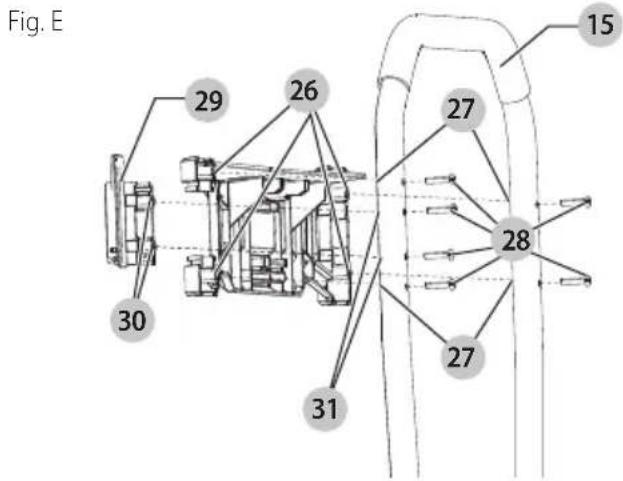 Craftsman CMEPW1900 - Assemble Crossmember and Spray Handle Storage Hook (Fig. E) - 1
