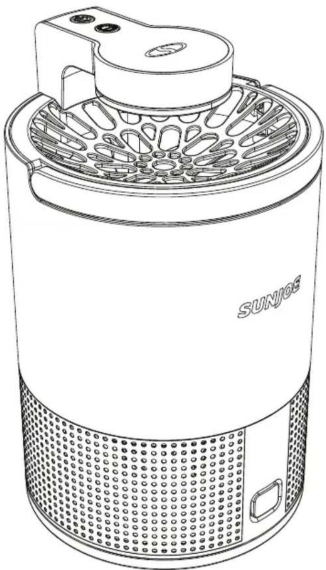 Sun Joe SJBZ15WBLK - ATRAPA-INSECTOS ELECTRICO DE 5 W - 1