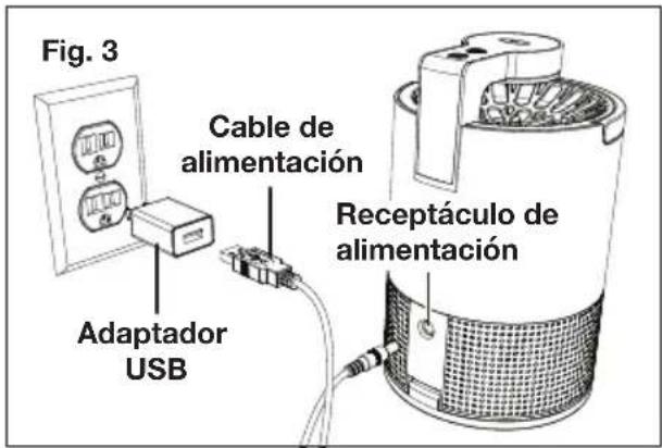 Sun Joe SJBZ15WBLK - Encendido del atrapa-insectos eléctrico (Fig. 3) - 1
