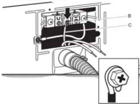 MAYTAG MED6500MW - Connect neutral wire - 1