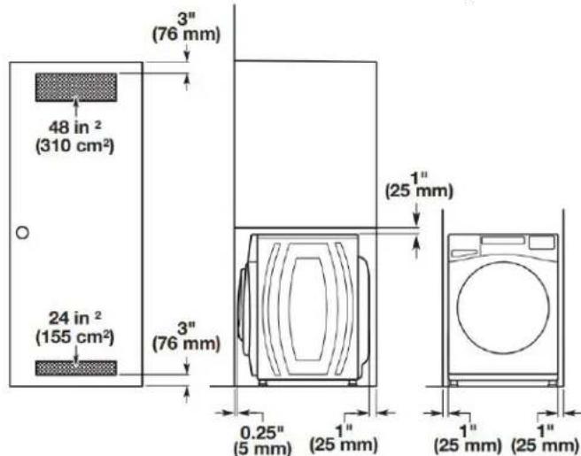 MAYTAG MHW6630MBK - Location Requirements - 3