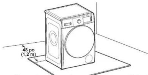MAYTAG MHW6630MBK - Déplacer la laveuse - 1