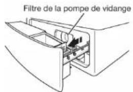 MAYTAG MHW6630MBK - Nettoyage du filtre de la pompe de 4. vidange / vidange de l'eau résiduelle (sur certains modèles) - 1