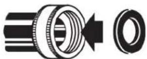 MAYTAG MHW6630MBK - Insert new flat washers - 1