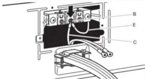 MAYTAG MED5630MBK - Connect neutral bond wire and neutral wire - 1