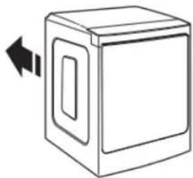 MAYTAG MED5630MBK - Placer la sécheuse à son emplacement final - 1