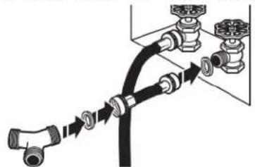 MAYTAG MED5630MBK - Connect Inlet Hoses - 2