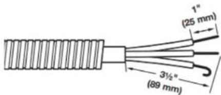 MAYTAG MED5630MBK - Prepare your 3-wire cable for direct connection - 1