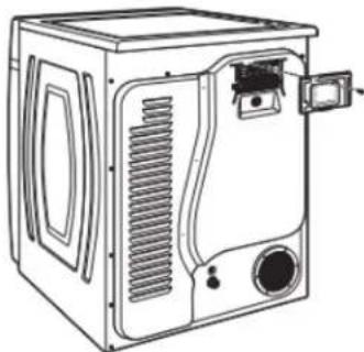 MAYTAG MED5630MBK - Retirer le couvercle du bornier - 1