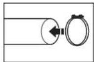 MAYTAG MED5630MBK - Clamps: - 1