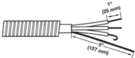 MAYTAG MED5630MBK - Prepare your 4-wire cable for direct connection - 1