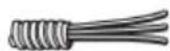 MAYTAG MED5630MBK - Attach direct wire cable to strain relief - 3