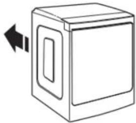 MAYTAG MED5630MBK - Move dryer to final location - 1