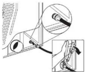MAYTAG MGD5630MBK - Attach long hose to "Y" connector and tighten couplings - 2