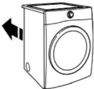 MAYTAG MGD5630MBK - Placer la sécheuse à son emplacement final - 1