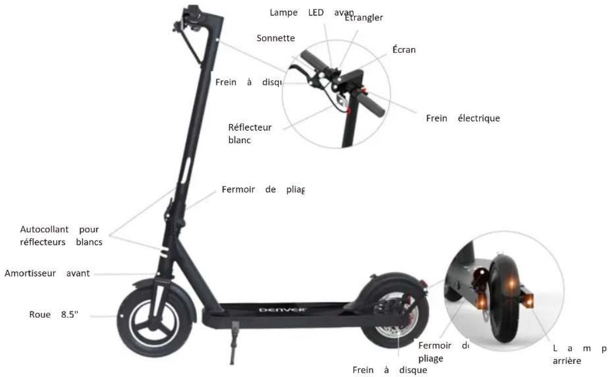 DENVER SEL10500F MK2 - Produit et accessoires - 1