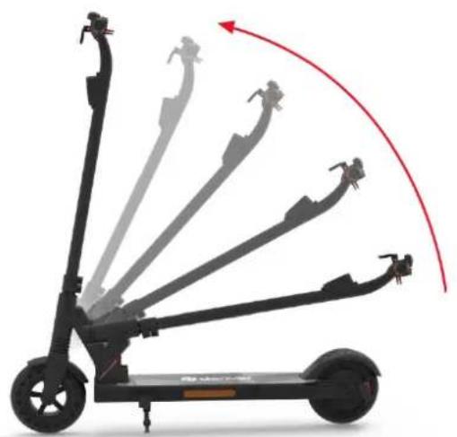 DENVER SEL80130 MK2 - Déplier le scooter électrique - 1