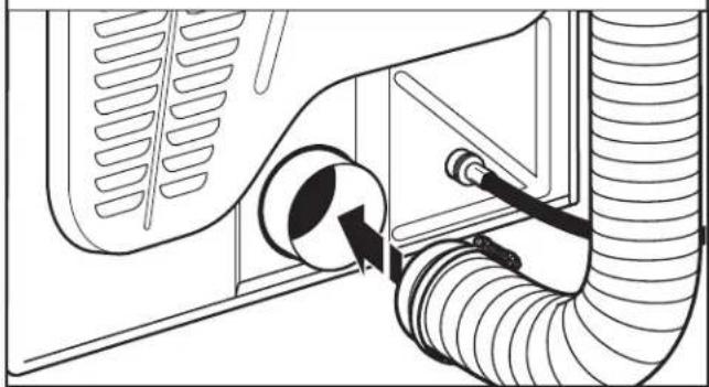 MAYTAG MGD6630MBK - Raccorder le conduit d'évacuation à la bouche d'évacuation - 1