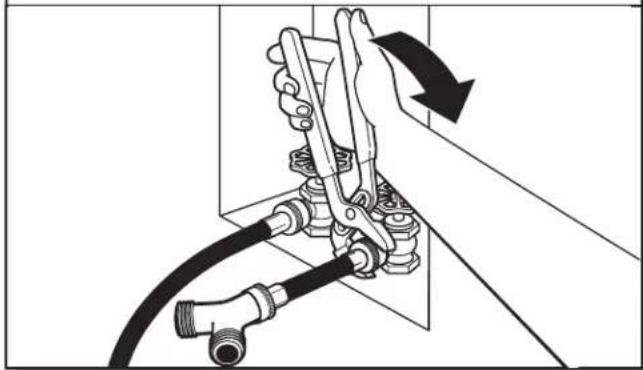 MAYTAG MGD6630MBK - Tighten couplings - 1