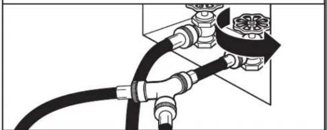 MAYTAG MGD6630MBK - Ouvrir le robinet d'eau froide - 1
