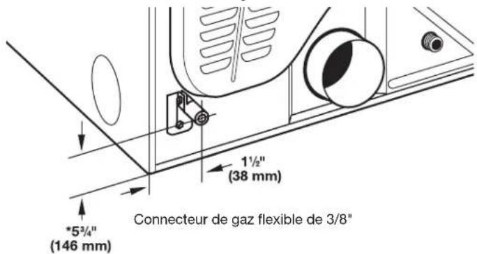 MAYTAG MGD6630MBK - CANALISATION D'ARRIVÉE DE GAZ DE LA SÉCHEUSE - 1