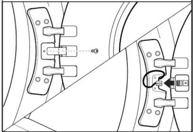 MAYTAG MGD6630MBK - Disconnect wiring from door - 1
