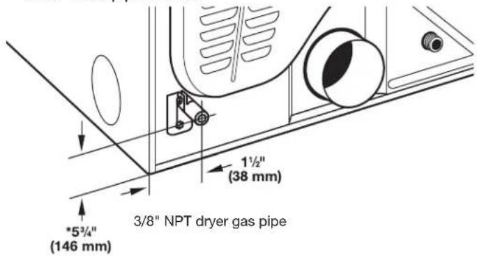 MAYTAG MGD6630MBK - DRYER GAS PIPE - 1