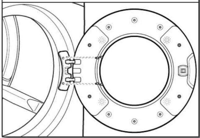 MAYTAG MGD6630MBK - Disconnect wiring from door - 2