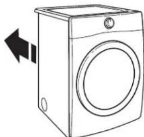 MAYTAG MGD6630MBK - Déplacer la sécheuse à son emplacement final - 1