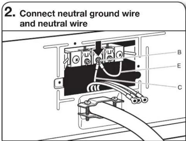MAYTAG MGD6630MBK - 4-Wire Power Supply Cord Connection - 6